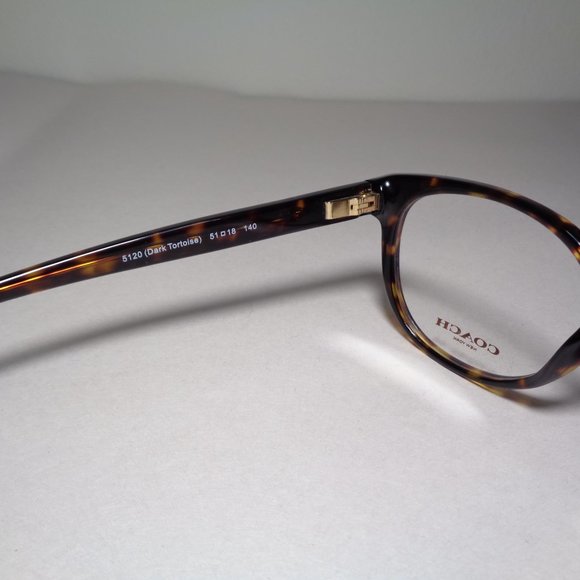 Coach HC6102 Dark Tortoise New Women's Eyeglass Frames Eyeglasses - Picture 10 of 14